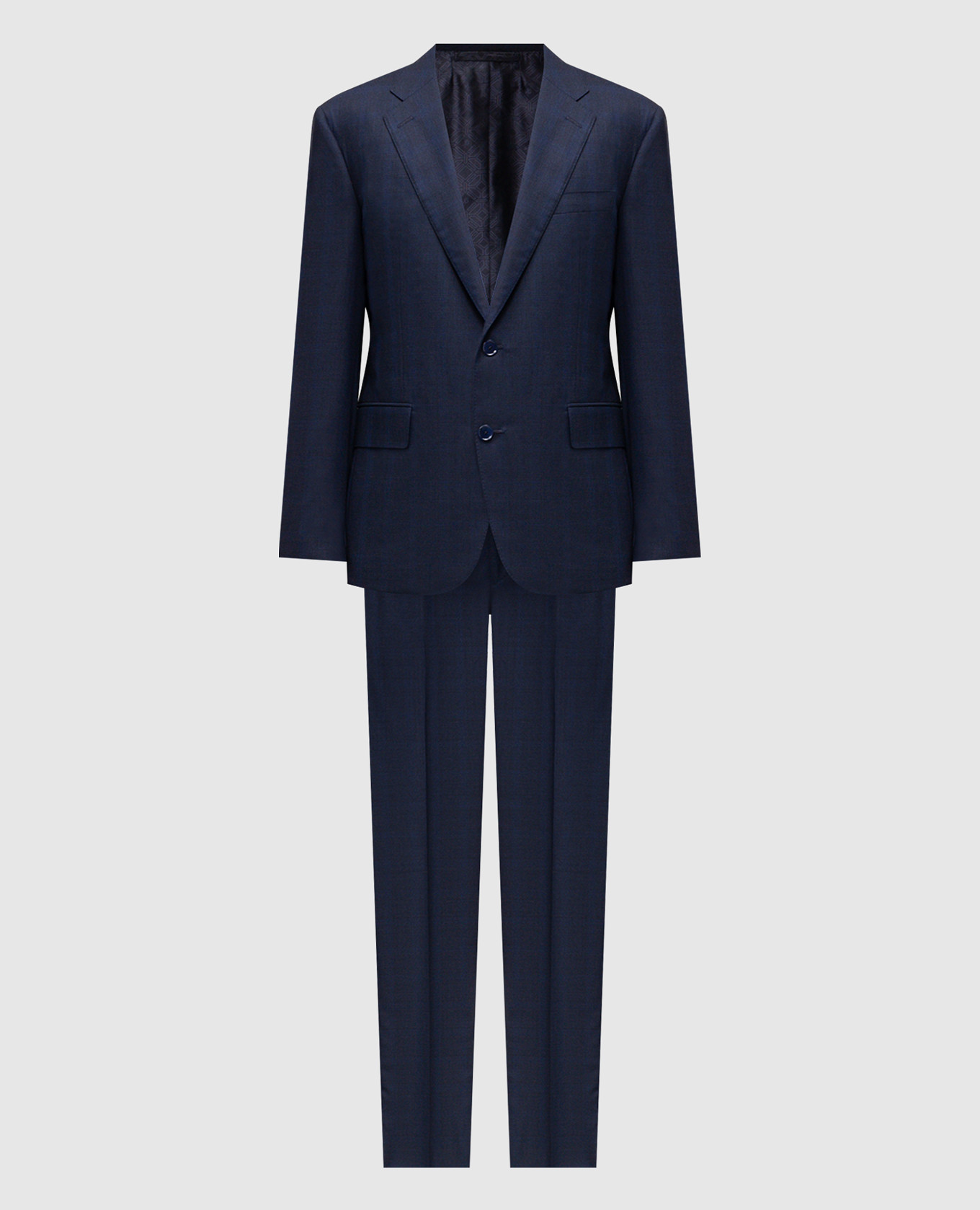 

Синий костюм из шерсти, Костюмы