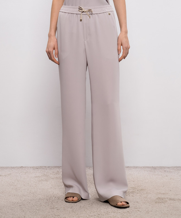 Herno Серые брюки прямого кроя PT000008D12875S изображение 3