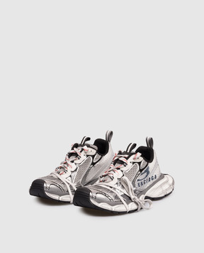 Balenciaga Сірі кросівки 3XL з логотипом 840090W3XSG