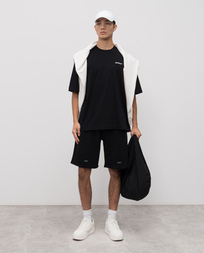 Off-White Чорна футболка Landscape Arrow 44MAA120F5J005