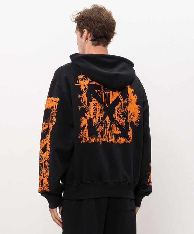 Off-White Черные худи City Nature 44MBB12NF26F007 изображение 4
