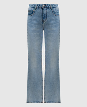 Ami Paris Синие джинсы клеш FTR873DE0046