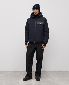 Moncler Синя пухова куртка Nohedes K20911A00140549MF