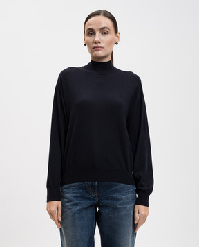 Peserico Синій гольф з вовни S99425F1809770