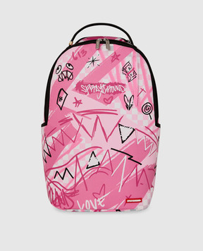 Sprayground Детский розовый рюкзак BROKEN HEARTS 910B8672NSZ