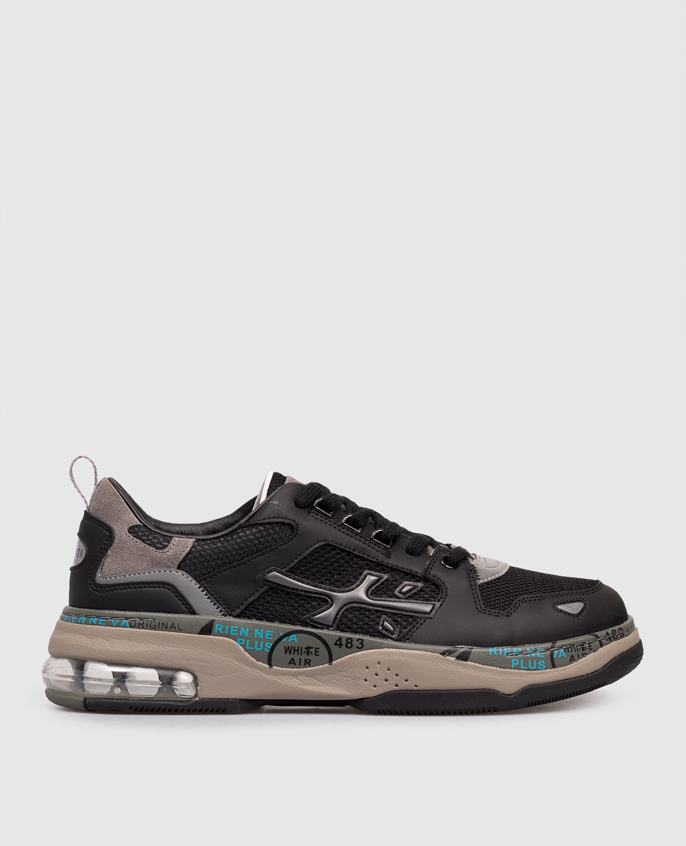 Black DRAKE combination sneakers Premiata
