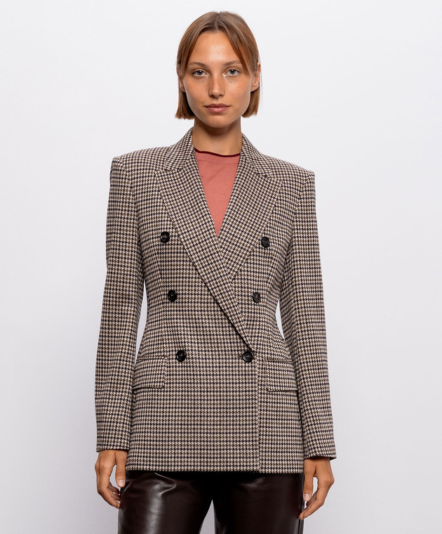 Max Mara Жакет с шерстью в узор MXMECCELSO изображение 3