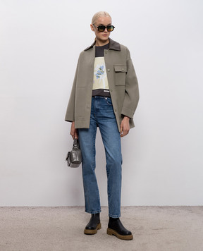 Max & Co Зелене укорочене пальто з вовни MCOHACK