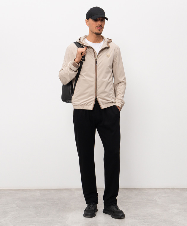 Stefano Ricci Бежевая ветровка M6J6100040PL001H изображение 2