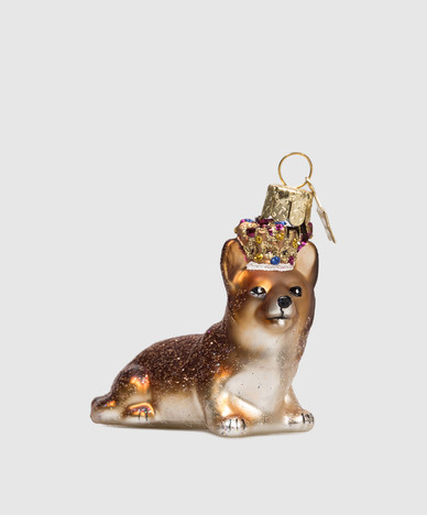 Новогодняя игрушка Corgi Dog