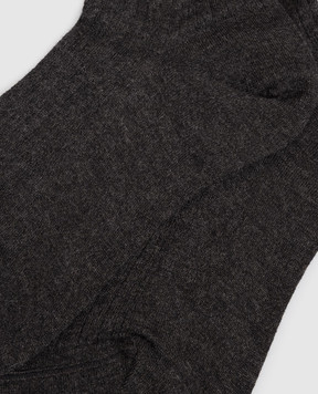 Brunello Cucinelli Сірі гольфи з кашеміру M64990009