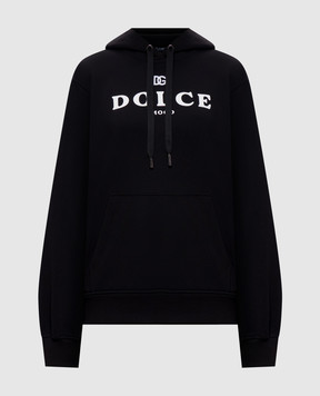 Dolce&Gabbana Черные худи с принтом логотипа F9U75ZHU7P4