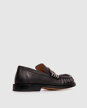 JW Anderson Черные кожаные лоферы MO0001LA0391
