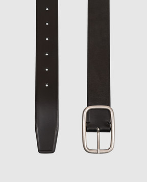 Ann Demeulemeester Черный кожаный ремень Onu B0013673LT128