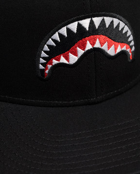 Sprayground Дитяча чорна кепка з вишивкою SP6776