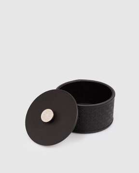 Giobagnara Темно-коричнева шкіряна скринька для зберігання дрібниць ESHB301E74