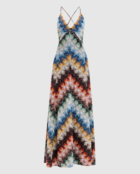 Missoni Сукня у візерунок з відкритою спиною DS26SG3ZBR015J
