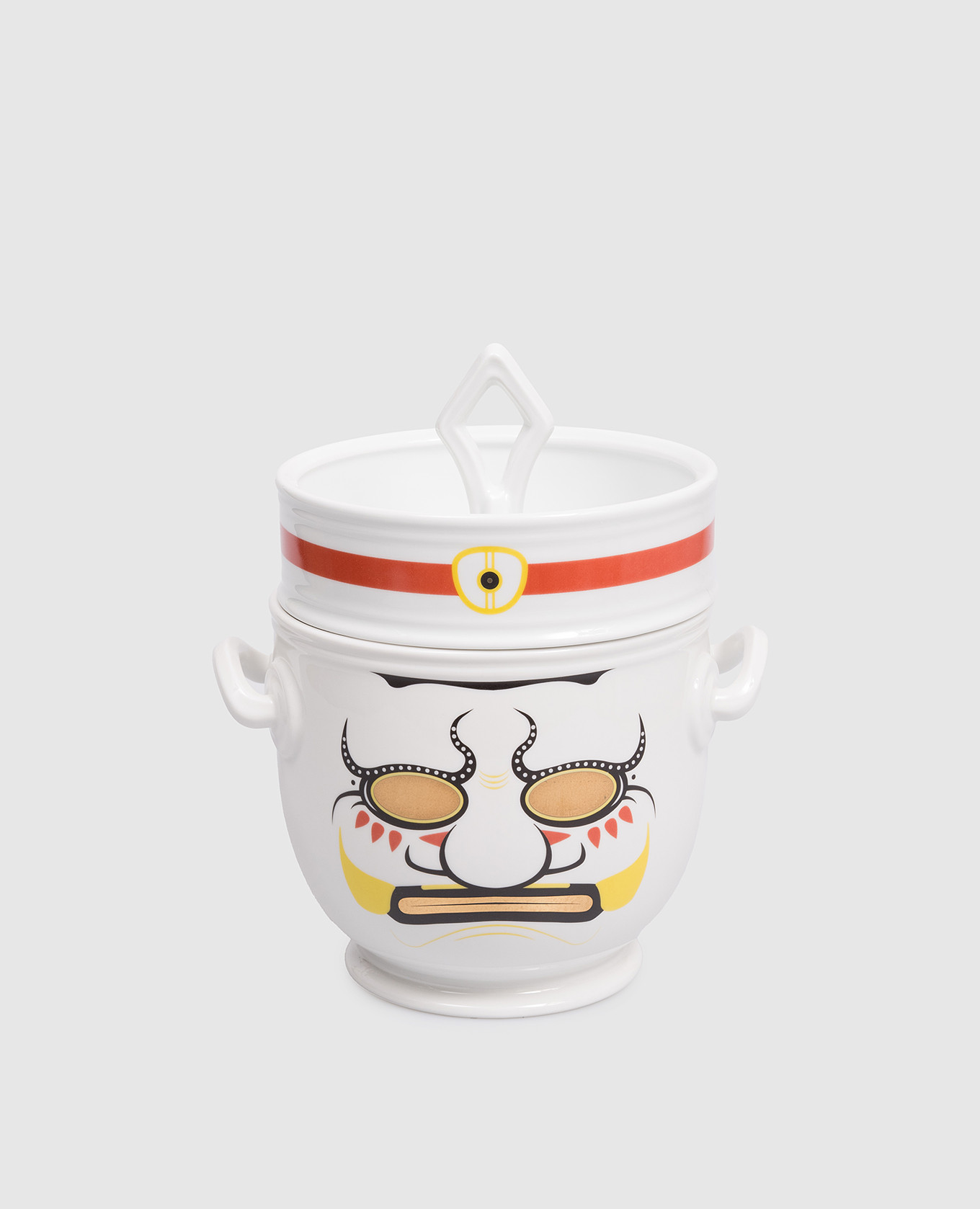 

Белая фарфоровая емкость Asuka-Ki Ethnics для льда в подарочной коробке, Белый, Посуда