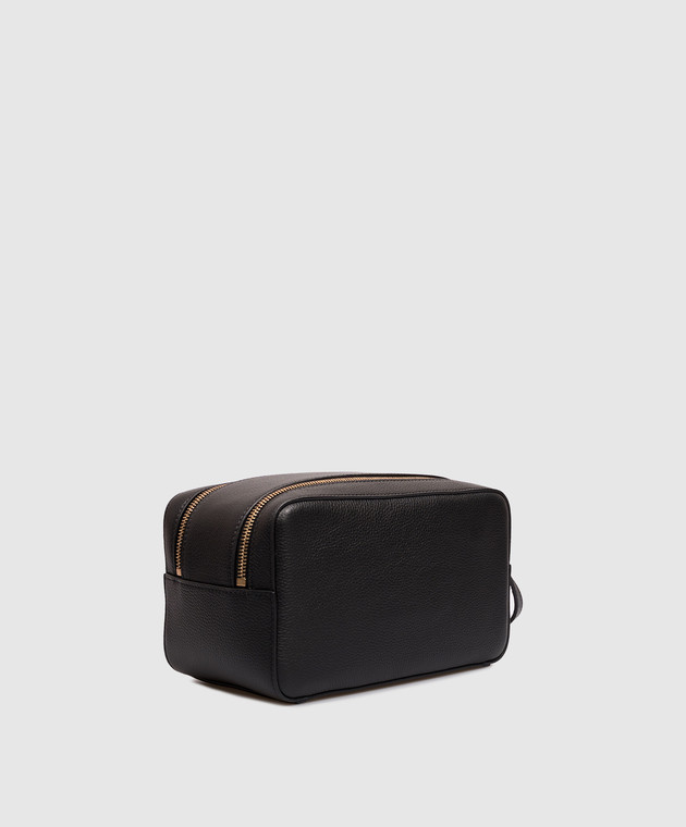 Thom Browne Чорний шкіряний несесер MAC042AL0105 зображення 2
