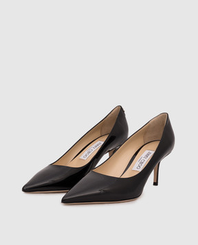 Jimmy Choo Черные кожаные лакированные туфли LOVE LOVE65PWJ