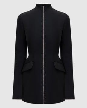 Max Mara Sportmax Чорна сукня-футляр міні TEFRITE TEFRITE01