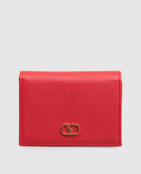Valentino Червоне шкіряне портмоне VLogo 8W2P0AJ3SNP