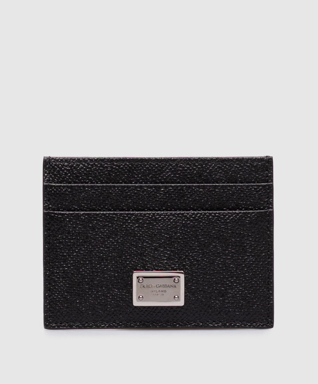 Dolce&Gabbana Черный кожаный картхолдер Dauphine BP0330AG219