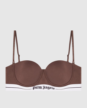 Palm Angels Коричневый лиф PLA1UWTP05SI
