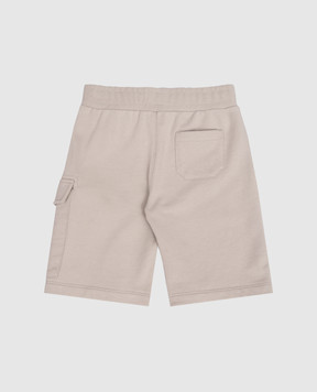 C.P. Company Детские серые шорты с патчем логотипа CPQ002LCA691014