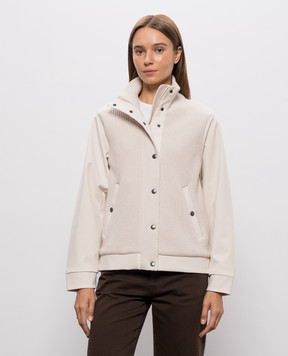 Woolrich Бежевая куртка с шерстью CFWWOU2194FRUT3496