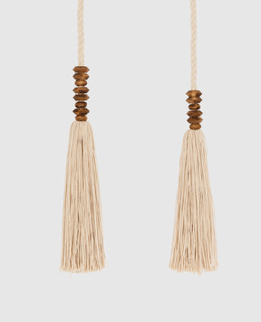 Balmain Бежевый плетеный пояс GN0WJ228TCRW