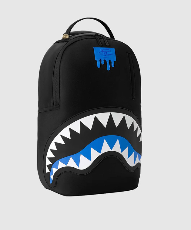 Sprayground Дитячий чорний рюкзак SHARK CENTRAL PASSPORT 910B9637NSZ зображення 2