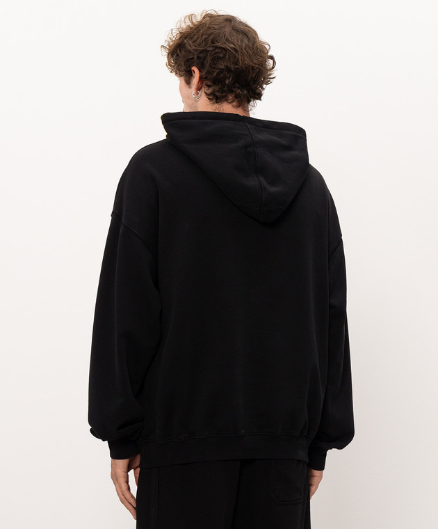Ann Demeulemeester Черные худи Bardi Comfort B0014213FA185 изображение 4