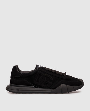Dolce&Gabbana Чорні замшеві кросівки Dg Athletic CS2384A0836