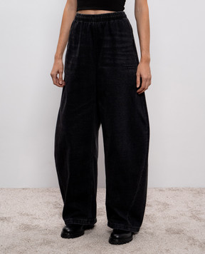 Alexander Wang Чорні джинси з логотипом 4DC4254887