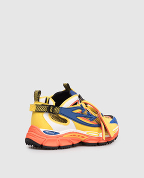 Off-White Желтые комбинированные кроссовки Be Right Back OWIA28LS26FAB001