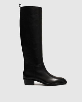 Jimmy Choo Чорні шкіряні чоботи Mave MAVEKB45QBZ