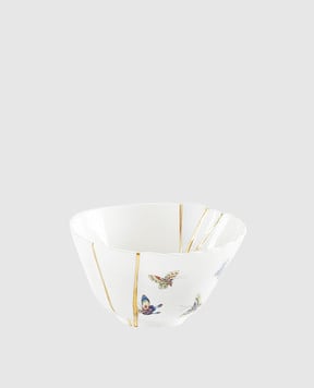 SELETTI Біла порцелянова піала Kintsugi 09632