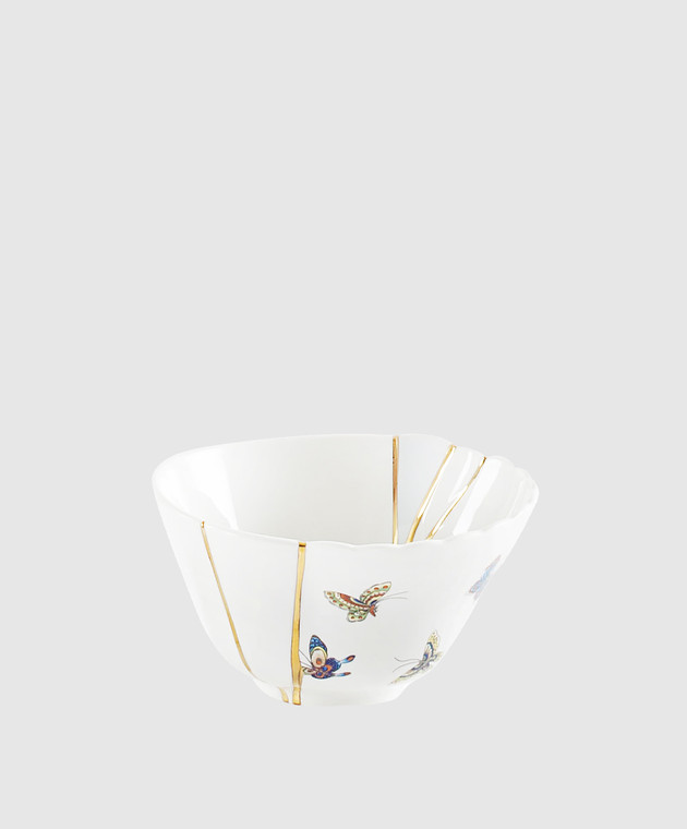 SELETTI Біла порцелянова піала Kintsugi 09632 зображення 2