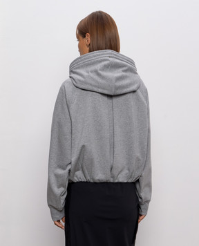 Max Mara Sportmax Сіра меланжева спортивна куртка FASHION SPDFASHION
