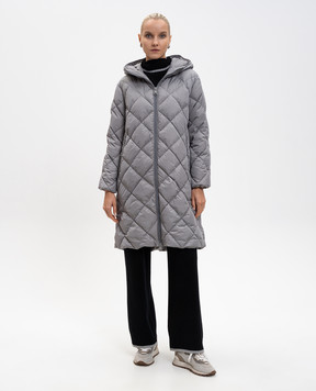 Herno Сірий пуховик з логотипом PI002099D12004Z