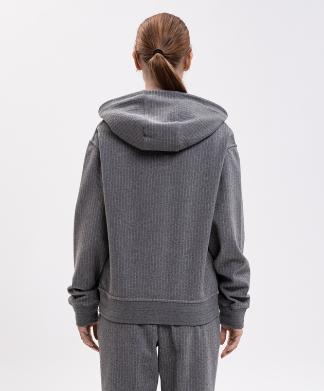 Mackage Сіра спортивна куртка MATEA-K в смужку MATEAK зображення 4