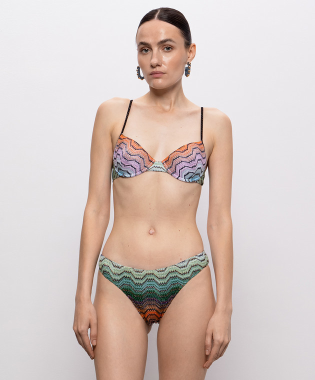 Missoni Купальник у візерунок з люрексом MC22SP01BR015D зображення 3
