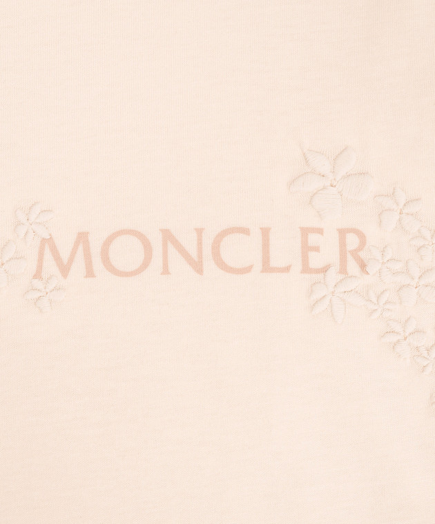 Moncler ENFANT Детская футболка с принтом логотипа L29548C0002783907 изображение 3
