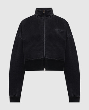 Alexander Wang Сіра джинсова куртка з логотипом 4DC4252922