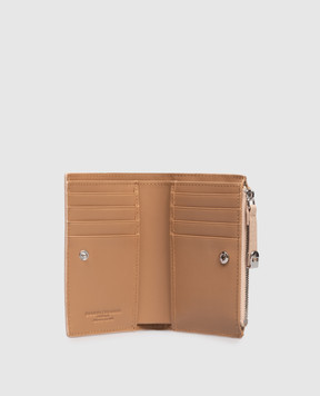 Gianni Chiarini Бежеве шкіряне портмоне PF6003TKL