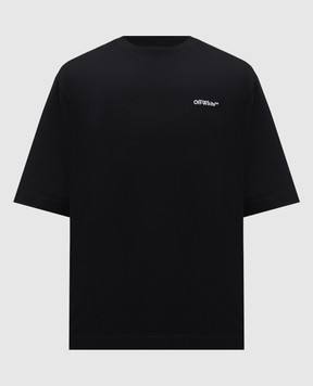 Off-White Чорна футболка Landscape Arrow 44MAA120F5J005