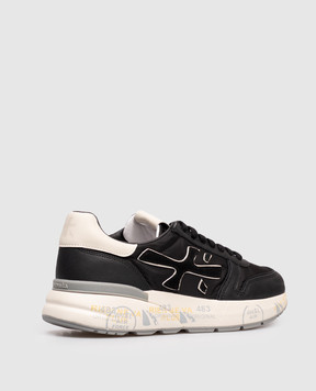 Premiata Чорні комбіновані кросівки MICK MICK