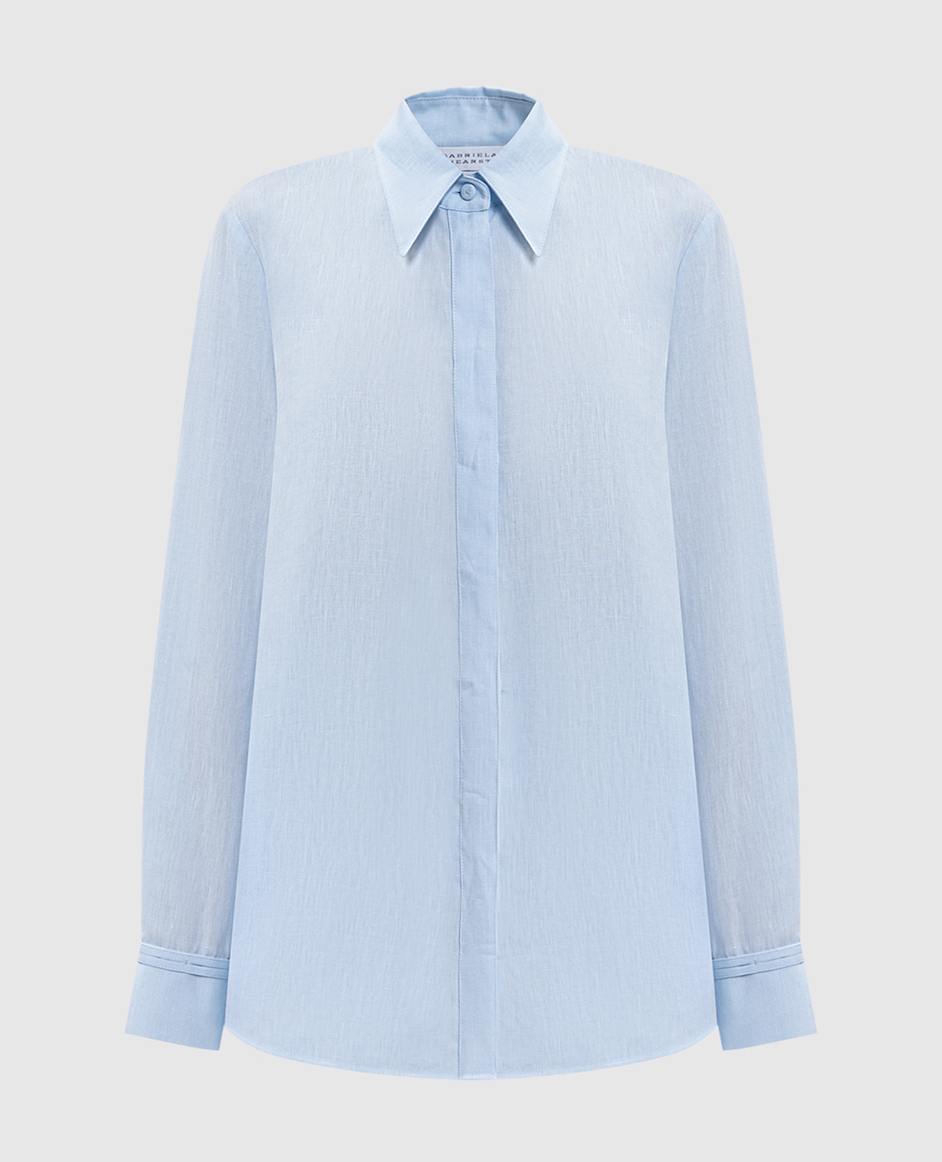 

Голубая рубашка Cruz из льна, Голубой, Рубашки