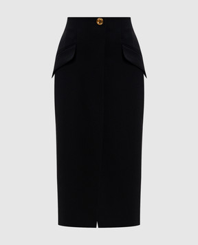 Givenchy Чорна спідниця з вовни BW411615CT